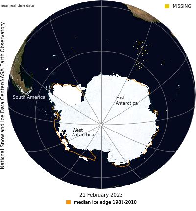 Antarctic sea ice settles at record low in 2023 | National Snow and Ice ...