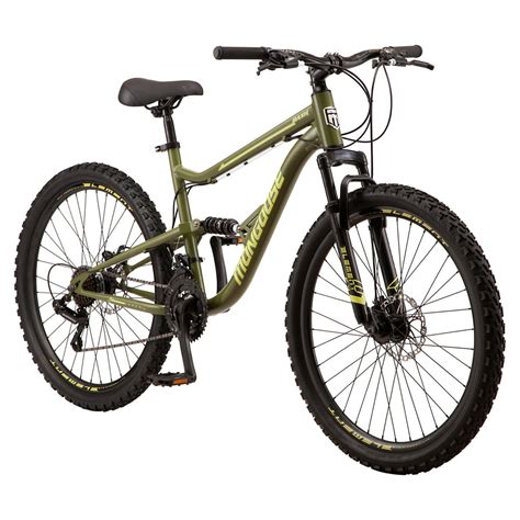 Mongoose Bash Suspension mountain bike, 21 speeds, 26-inch wheels, green - Walmart.com - Walmart.com