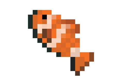 Fish Minecraft Pixel Art