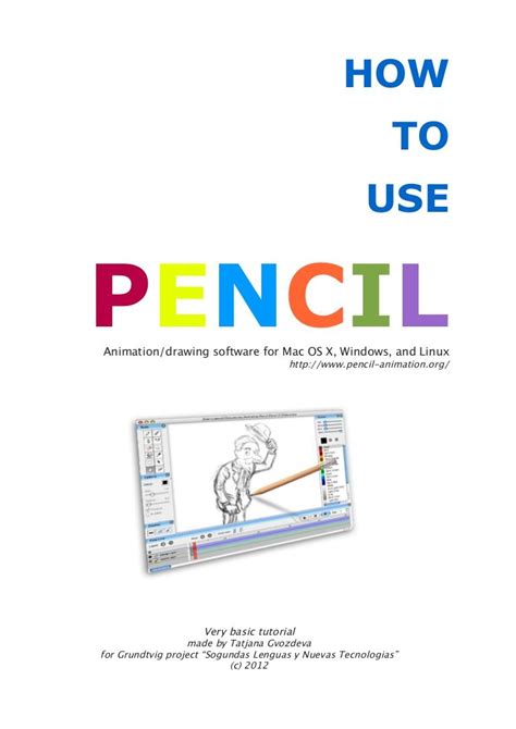 how to use pencil animation / drawing software for mac osx, windows and linux