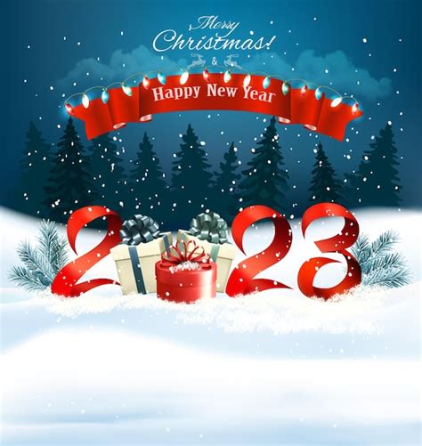 Merry Christmas And Happy New Year Gift Tag 2023 – Get New Year 2023 Update