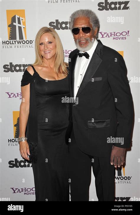 Morgan Freeman, wife Lori Mccreary - 14th Ann. Hollywood Awards Gala-2010 at the Beverly Hilton ...