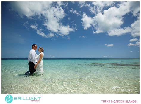 A Turks and Caicos honeymoon shoot - going "all in".