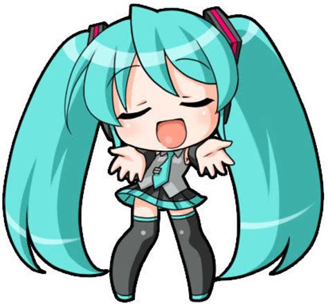 Hatsune Miku Chibi Drawing at GetDrawings | Free download