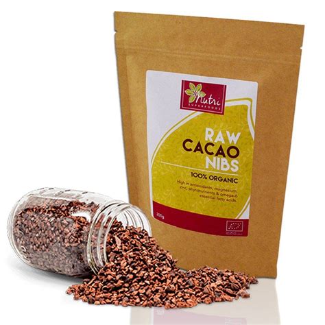 Raw Cacao Nibs | Cacao recipes, Raw cacao nibs, Organic recipes