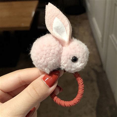 Cute Pompom Rabbit Hair Accessories Set Bunny Hairpin - Etsy