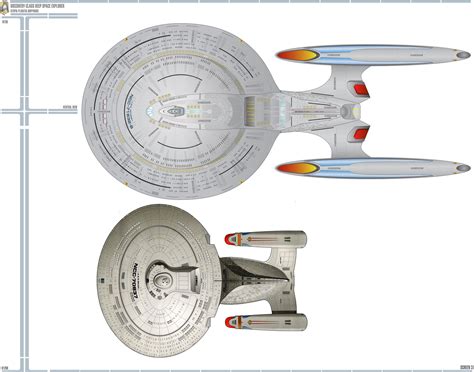 Discovery Class Starship Blueprints - U.S.S. Odyssey NCC-71832-B