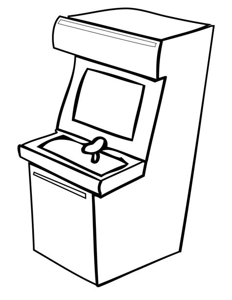 Arcade Coloring Pages