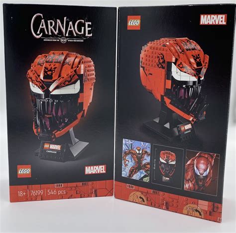 ᐅ New/NIB Set ⇒ Lego 76199 Marvel Carnage Head from LegosammlerPM | PilotBrick.co.za