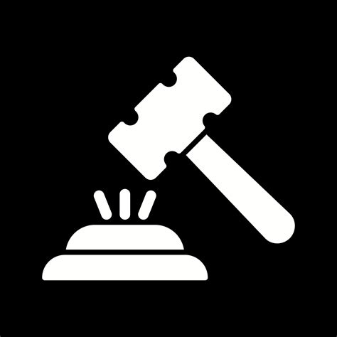 Gavel Vector Icon 19892903 Vector Art at Vecteezy