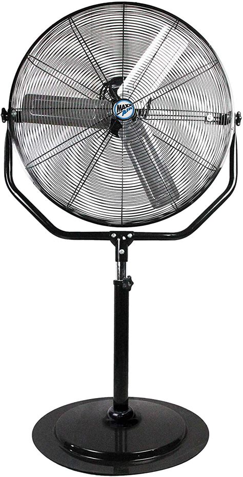 MaxxAir HVPF30YOKEUPS 30" Industrial Pedestal Fan, High Powered High CFM Stand Fan - Walmart.com ...