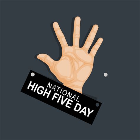 National High Five Day background. 21771080 Vector Art at Vecteezy