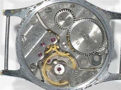 Russian Wrist Watch Movement - YouTube