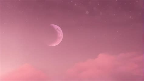 Premium AI Image | a half moon is seen in the sky with clouds Cute ...