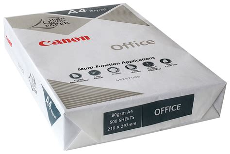 Buy Canon A4 80GSM White Photocopy Paper - 1 Ream (500 Sheets) at Mighty Ape NZ