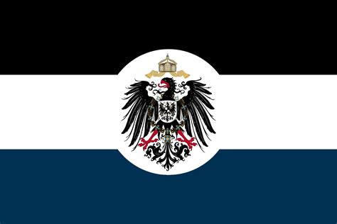 Alternate German Empire Flag but with Prussian Blue : r/vexillology