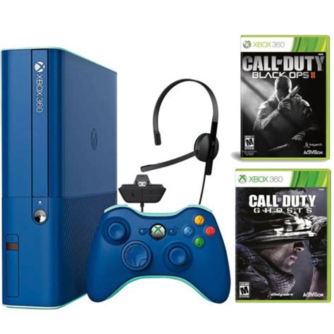 Limited Edition Xbox 360 500GB Blue Console Bundle - Tanga