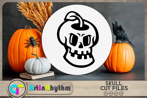 Halloween Skull SVG Graphic by artinrhythm · Creative Fabrica