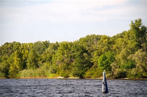 Premium Photo | Dnipro river coast