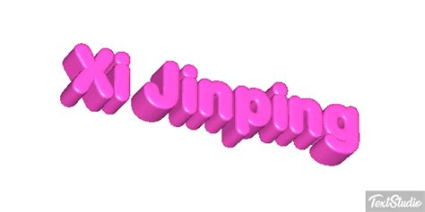 Xi Jinping Celebrity Animated GIF Logo Designs