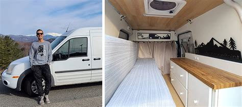 World's Cheapest Ford Transit Connect Camper Van Conversion