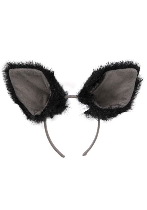 Cat Ears Deluxe Headband Costume