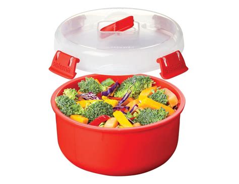 Sistema Microwave Round Container 915ml Food Storage Soup Lunch Dinner ...