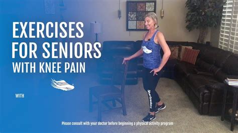 Exercises for Seniors with Knee Pain - YouTube | Knee pain, Senior ...