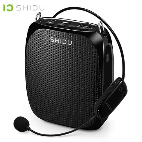 SHIDU Ultra Wireless Portable UHF Mini Audio Speaker USB Lautsprecher ...