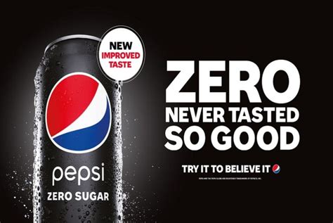 Pepsi Launches New and Improved Pepsi Zero Sugar