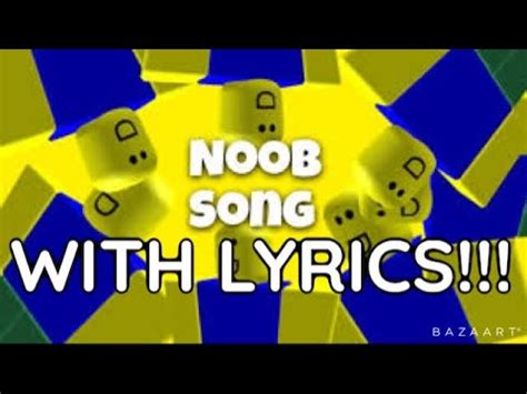 The Noob Song With Lyrics! - YouTube