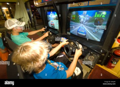 boys playing computer games Stock Photo - Alamy