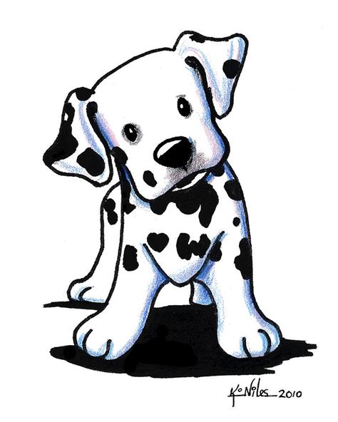 Dalmatian Puppy by Kim Niles