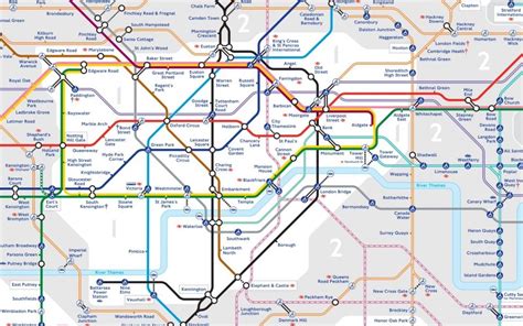 Full London Tube Map With Elizabeth Line