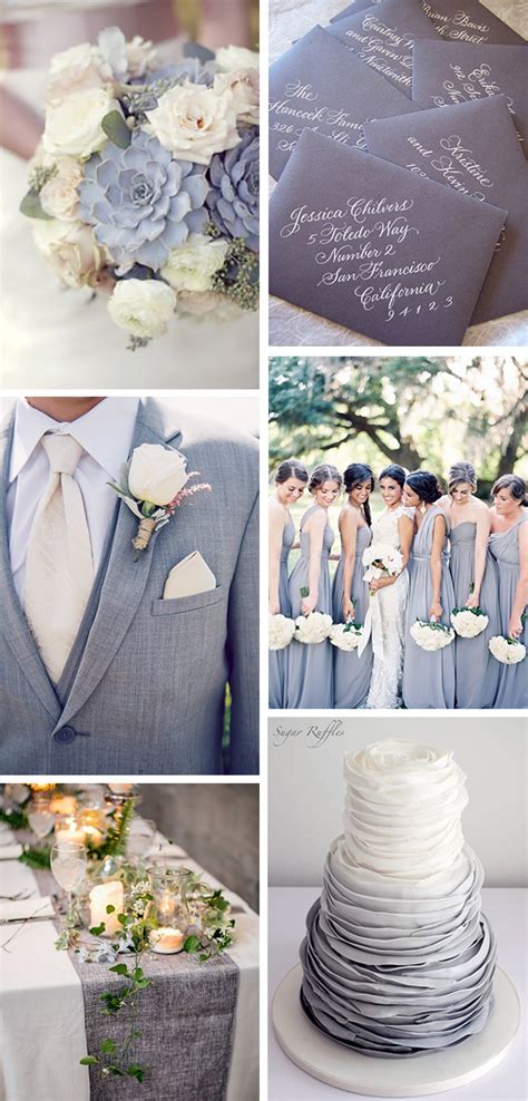 Grey Wedding Ideas Great for the Beach - The Destination Wedding Blog ...