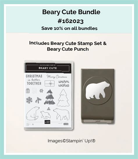 Stampin' Up! Beary Cute Bundle - Stamping With Tracy