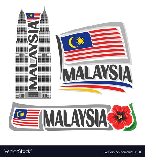 Logo malaysia Royalty Free Vector Image - VectorStock