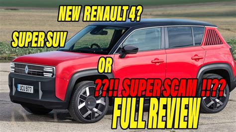 NEW Renault 4 😁😋 - New #Renault 4x4 REVIEW, New Super SUV or Super Scam? Renault EV Design ...
