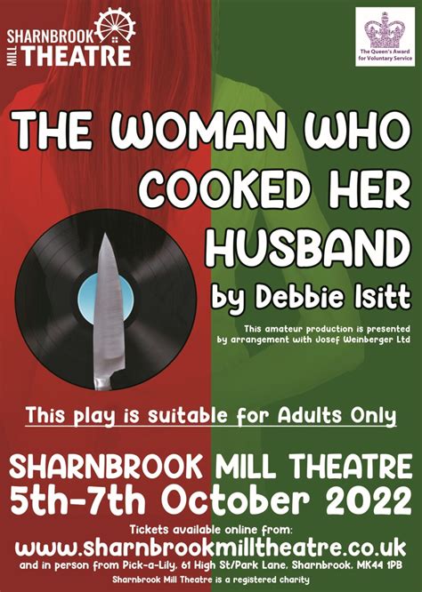 Tickets now available for The Woman Who Cooked Her Husband – Sharnbrook Mill Theatre