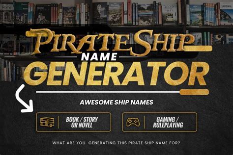 Pirate Ship Name Generator: Awesome Ship Names - Adazing