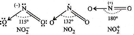 the correct order of increasing bond angles in the following triatomic ...