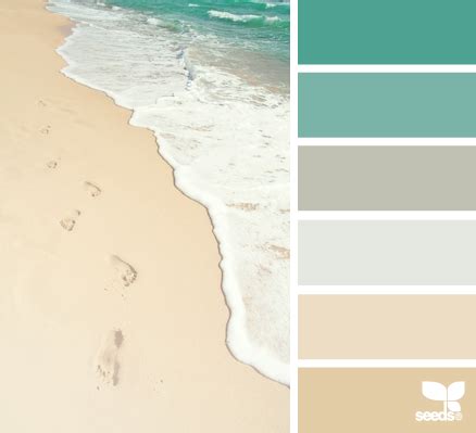 Beach Color Palettes from the Shore | Beach color palettes, Decor color ...