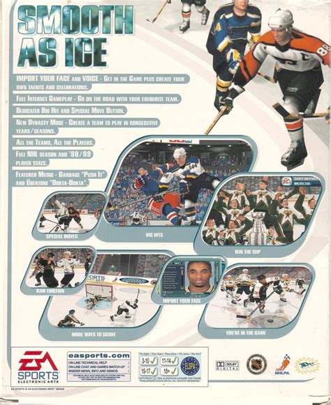 NHL 2000 (1999) box cover art - MobyGames