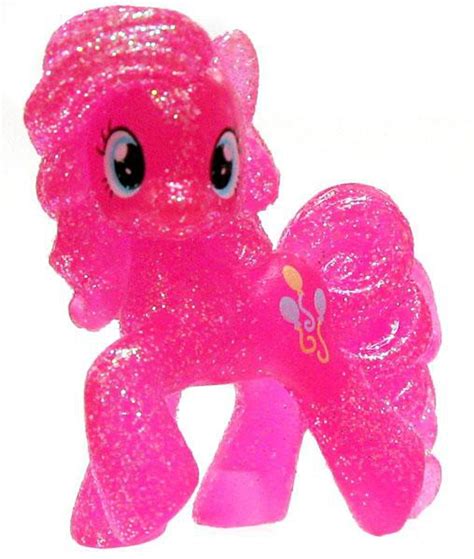 My Little Pony Friendship is Magic 2 Inch Pinkie Pie Exclusive 2 PVC Figure Crystal Glitter ...