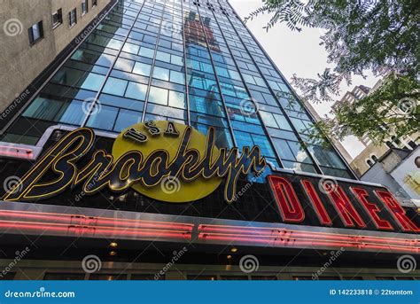 USA Brooklyn Diner in New York City, USA Editorial Stock Photo - Image ...