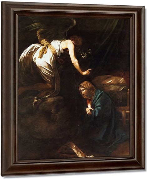 The Annunciation By Caravaggio Art Reproduction from Cutler Miles.