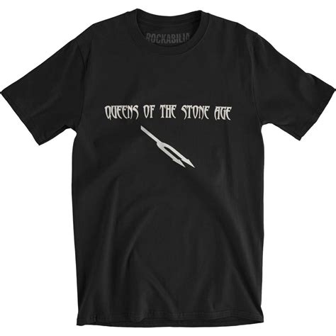 Queens Of The Stone Age - Queens Of The Stone Age Men's Deaf Songs Logo Mens Soft T Slim Fit T ...