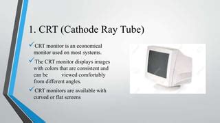 Monitors and their types | PPT