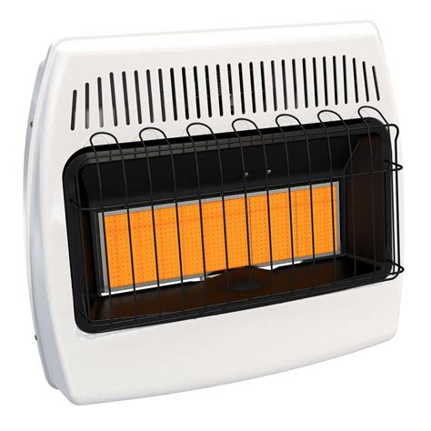 Dyna-Glo 30,000 BTU Liquid Propane Infrared Vent Free Thermostatic Wall Heater with Blower and ...