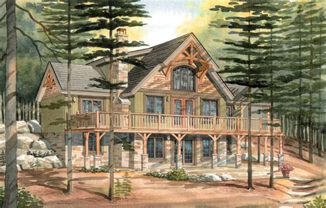 Timber Frame House Plans With Walkout Basement - House Decor Concept Ideas